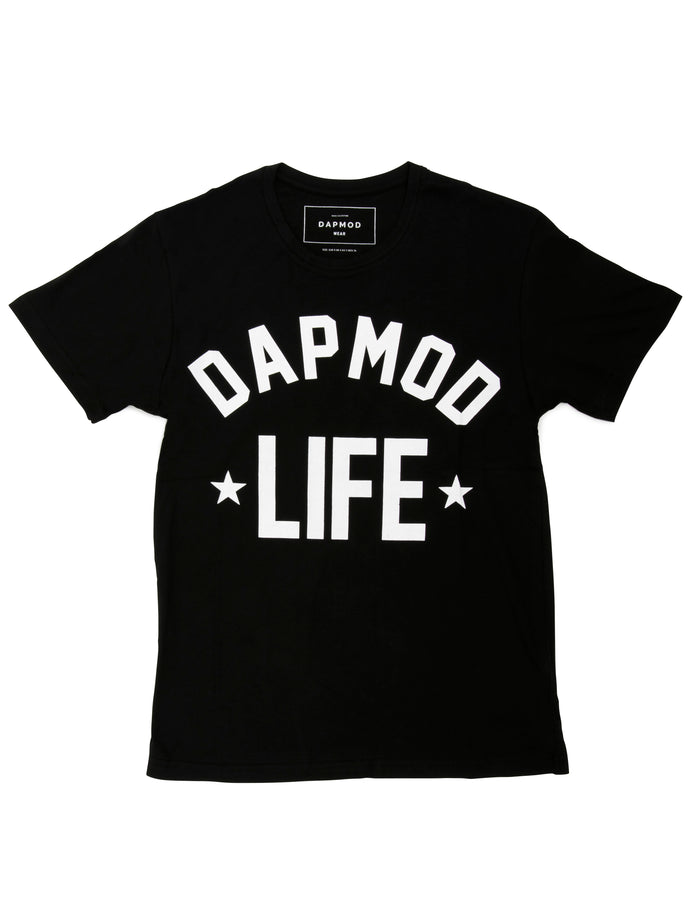 T SHIRT DAPMOD LIFE BLACK