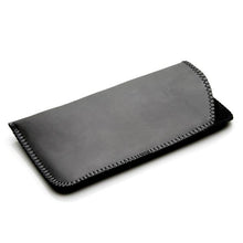 BROWN SOFT LEATHER GLASSES PROTECTOR CASE